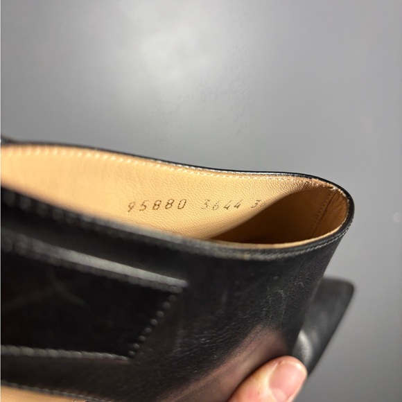 Gianvito Rossi Black Leather Heeled Ankle Boots Size EU 36 - Picture 10 of 10